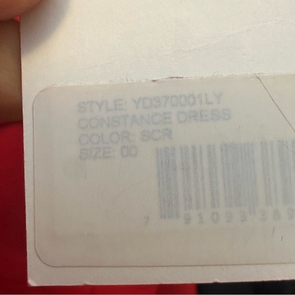 NWT Likely Red Constance Mini Dress size 00 - Picture 10 of 10